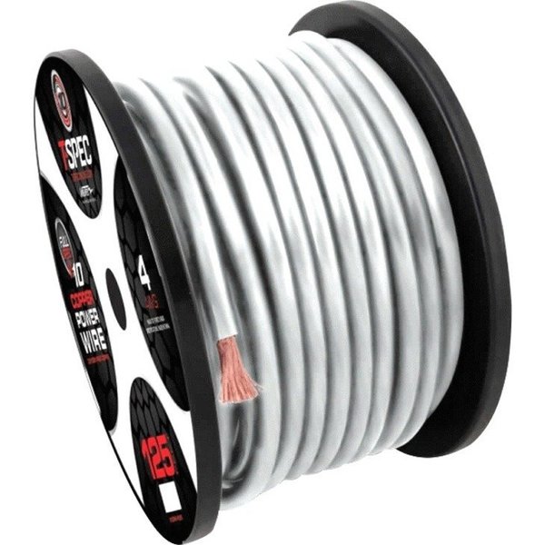 Metra Electronics 4 AWG 125FT MATTE PEARL OFC POWER WIRE - V10 SERIES V10PW-4125